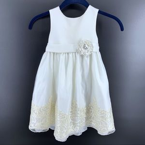 American Princess off white sleeveless dress, 4T